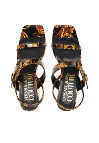Versace Jeans Couture Sandały 79VA3S71 Czarny. Kolor: czarny. Materiał: skóra #4