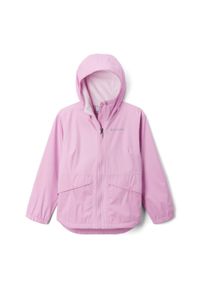 columbia - Kurtka Sportowa Z Kapturem Dziewczęca Columbia Rainy Trails Fleece Lined. Typ kołnierza: kaptur. Kolor: różowy. Sport: turystyka piesza