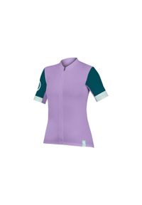 ENDURA - Damski jersey Endura FS260. Kolor: fioletowy. Materiał: jersey. Sport: kolarstwo