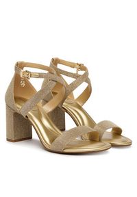 MICHAEL Michael Kors Sandały Alexa Block 40S6AXMS1D Złoty. Kolor: złoty. Materiał: skóra #4