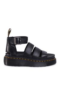 Dr. Martens Sandały Clarissa II Quad 24476001 Czarny. Kolor: czarny. Materiał: skóra