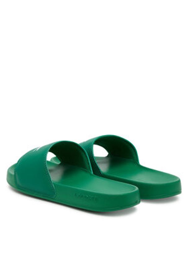 Lacoste Klapki Serve 0.0 7-49CFA0042 Zielony. Kolor: zielony. Materiał: skóra