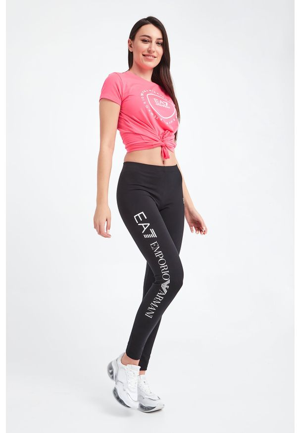 T-shirt EA7 Emporio Armani na co dzień, casualowy