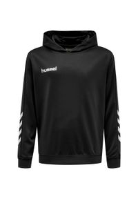 Bluza z kapturem dla dzieci Hummel hmlPROMO Poly. Typ kołnierza: kaptur. Kolor: czarny. Materiał: poliester. Sport: joga i pilates