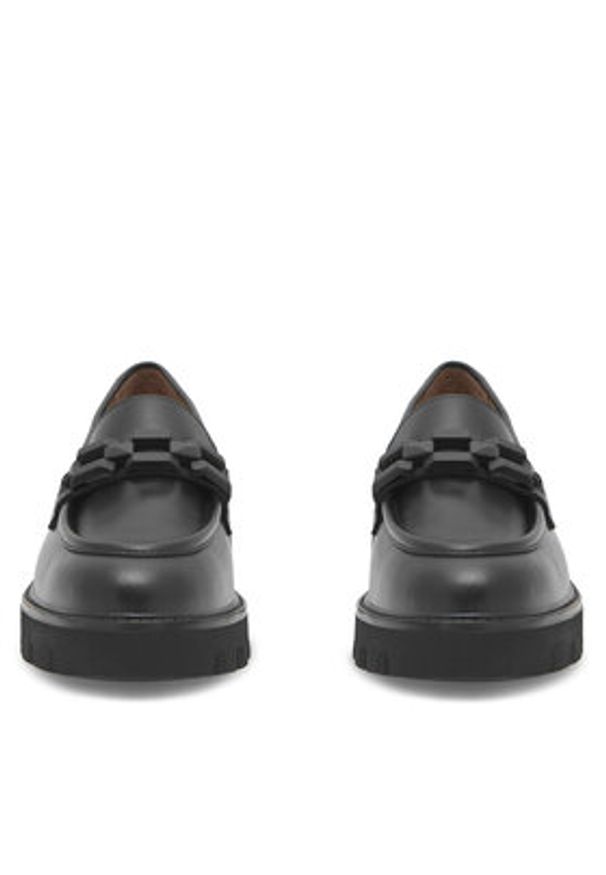 Badura Loafersy TROPEA-E23-28188PE Czarny. Kolor: czarny. Materiał: skóra