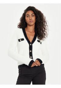 Morgan Kardigan 242-MOGUIN Biały Regular Fit. Kolor: biały. Materiał: syntetyk #1