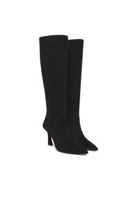 Stuart Weitzman Kozaki Vinnie Zip SM588 Czarny. Kolor: czarny. Materiał: skóra, zamsz #2