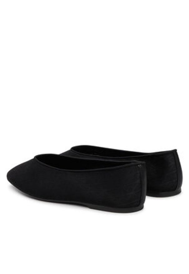 Calvin Klein Baleriny Square Ballerina Aop Mesh HW0HW02937 Czarny. Kolor: czarny. Materiał: materiał