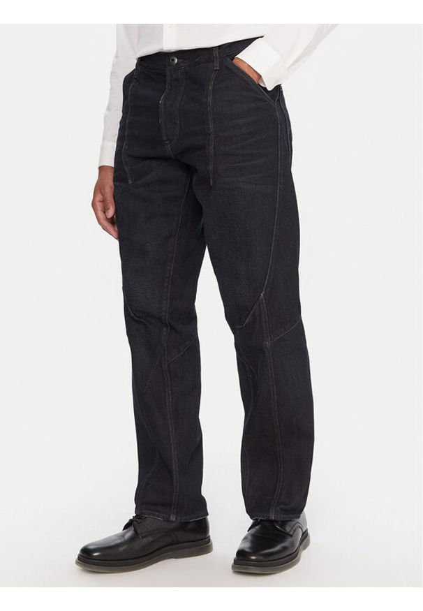 G-Star RAW - G-Star Raw Jeansy Kitoh 3D D26701-E207 Granatowy Relaxed Fit. Kolor: niebieski