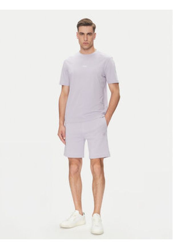BOSS Szorty sportowe Sewalk 50511726 Fioletowy Regular Fit. Kolor: fioletowy. Materiał: bawełna. Styl: sportowy