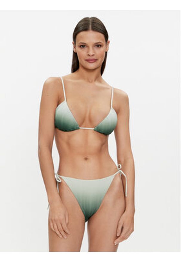 Chantelle Góra od bikini C12VQF Zielony. Kolor: zielony. Materiał: syntetyk