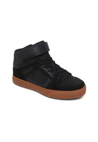DC Shoes - Buty dla Dzieci PURE HIGH-TOP EV Czarny. Okazja: na co dzień. Kolor: czarny. Materiał: tkanina, guma, skóra #1