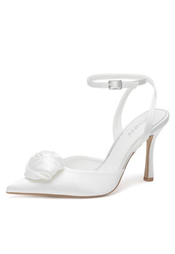 Jenny - JENNY Szpilki SS2841 Biały. Kolor: biały. Materiał: materiał. Obcas: na szpilce