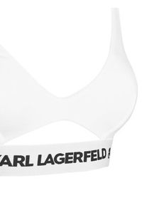 Karl Lagerfeld - KARL LAGERFELD Biustonosz braletka A1W47006 Biały. Kolor: biały. Materiał: lyocell #2