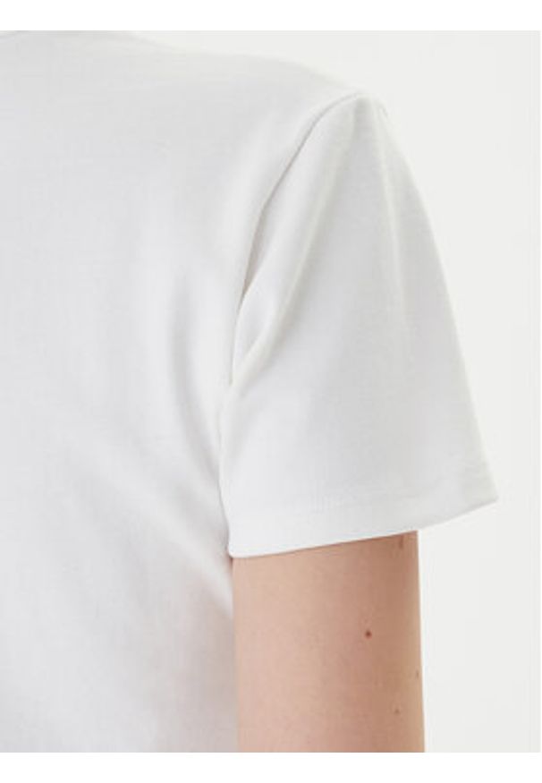 Hugo T-Shirt Delanor 50512000 Biały Slim Fit. Kolor: biały. Materiał: bawełna