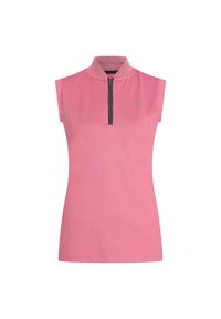 EURO-STAR - Damska koszulka jeździecka bez rękawów z zamkiem błyskawicznym Euro-Star Ramona. Kolor: różowy. Długość rękawa: bez rękawów #1