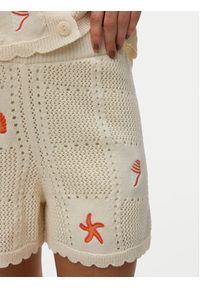 Vero Moda Szorty materiałowe Esmey 10350992 Beżowy jasny Regular Fit. Kolor: beżowy. Materiał: bawełna #4