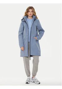 Didriksons Parka Bente Wns Parka 504921 Niebieski Regular Fit. Kolor: niebieski. Materiał: syntetyk