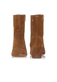 Ochnik - Buty damskie. Kolor: brązowy. Materiał: skóra, zamsz. Szerokość cholewki: normalna. Obcas: na obcasie. Styl: elegancki, klasyczny. Wysokość obcasa: średni #5