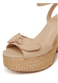 DeeZee Espadryle RT2206125 Beżowy. Kolor: beżowy. Materiał: materiał #5