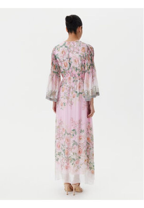 Hale bob - Hale Bob Sukienka letnia 4YPR652A Różowy Regular Fit. Kolor: różowy. Materiał: jedwab, wiskoza. Sezon: lato