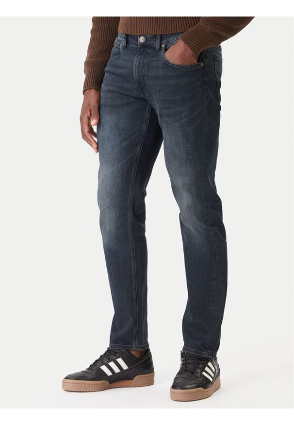 Lee Jeansy Daren 112371297 Granatowy Straight Fit. Kolor: niebieski