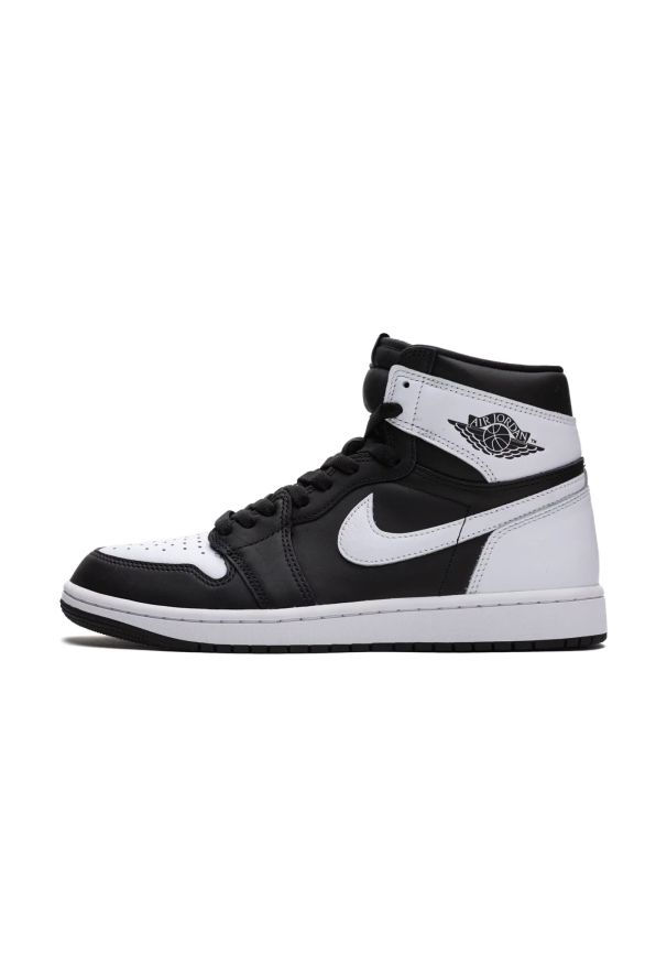 Sneakersy męskie Nike Air Jordan 1 Retro High OG "Black & White". Kolor: czarny. Model: Nike Air Jordan