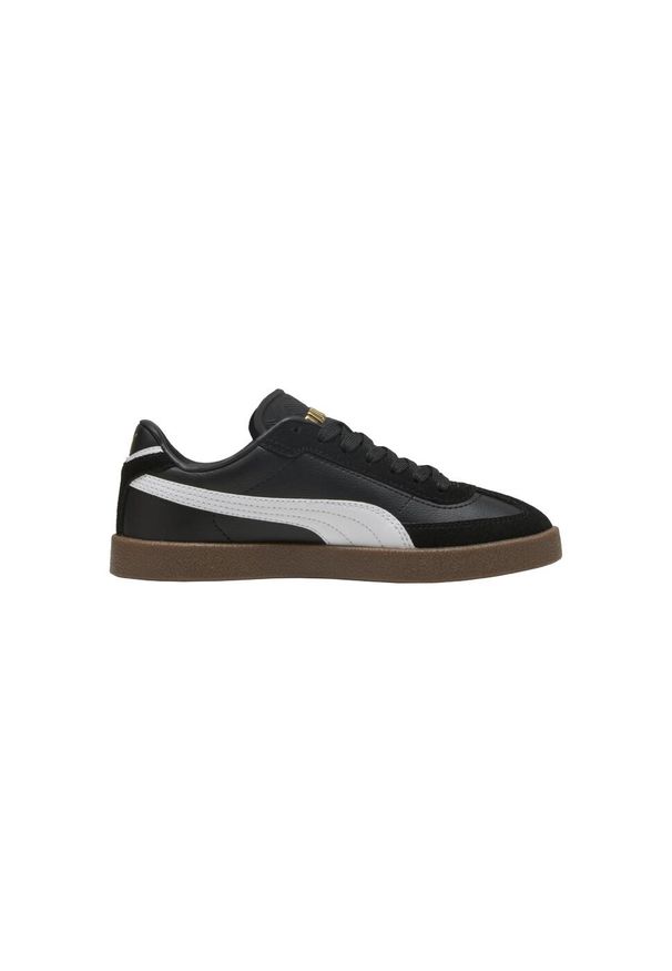 Puma - Buty na co dzień damskie PUMA CLUB II skóra. Okazja: na co dzień. Kolor: czarny. Materiał: guma, tkanina, skóra, materiał, syntetyk. Sport: turystyka piesza