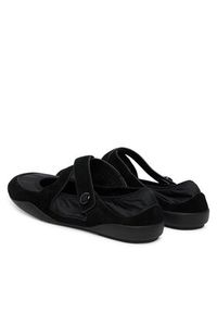 Tory Burch Baleriny Romy Sport Mary Jane 178301 Czarny. Kolor: czarny. Materiał: zamsz, skóra. Styl: sportowy #3