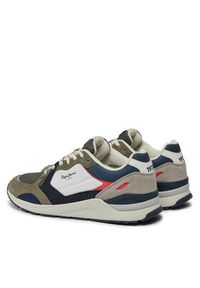 Pepe Jeans Sneakersy X20 Free PMS60010 Zielony. Kolor: zielony. Materiał: skóra #4