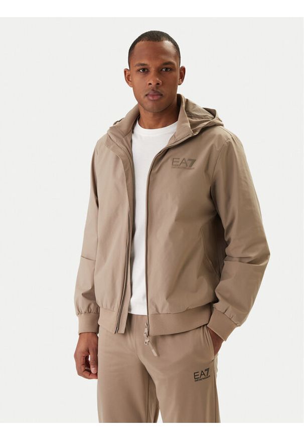 EA7 Emporio Armani Kurtka przejściowa 7M002279 AF21228 Brązowy Regular Fit. Kolor: brązowy. Materiał: syntetyk