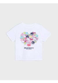 Sinsay - Koszulka Hello Kitty - biały. Kolor: biały. Wzór: motyw z bajki