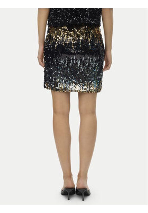 Vero Moda Spódnica mini Ria 10317317 Czarny Slim Fit. Kolor: czarny. Materiał: syntetyk
