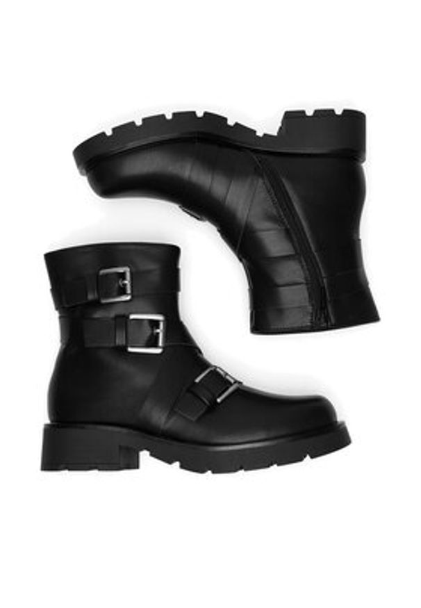 Jenny Fairy Botki WS6322-04 Czarny. Kolor: czarny. Materiał: skóra