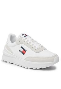Tommy Jeans Sneakersy Tjw Tech Runner Ess EN0EN02511 Biały. Kolor: biały. Materiał: materiał #5