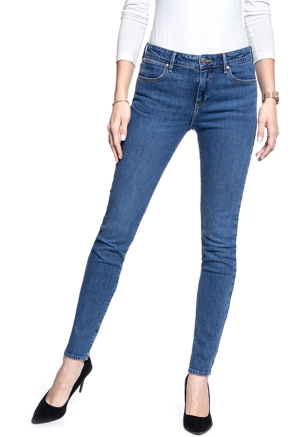 Wrangler - SPODNIE DAMSKIE WRANGLER SKINNY SUNDAY BLUES W28LJHTL8