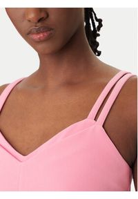 Rinascimento Top CFC0127891003 Różowy Slim Fit. Kolor: różowy. Materiał: syntetyk #3