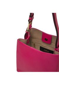 Furla Torebka Nuvola Bucket Bag Mini WB01373-HSF000-2504S Różowy. Kolor: różowy. Materiał: skórzane