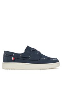 TOMMY HILFIGER - Półbuty Tommy Hilfiger. Kolor: niebieski