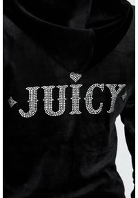 Juicy Couture - JUICY COUTURE Czarna damska bluza z cyrkoniami Rodeo Robertson, Rozmiar M. Kolor: czarny #2