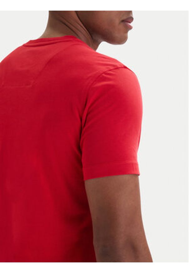 Aeronautica Militare T-Shirt 261TS1580UJ00372 Czerwony Regular Fit. Kolor: czerwony. Materiał: bawełna