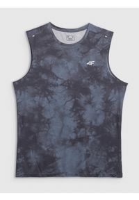 4f - 4F Koszulka treningowa regular szybkoschnąca męska - czarna XL. Kolor: czarny. Materiał: materiał, włókno. Sport: fitness #1