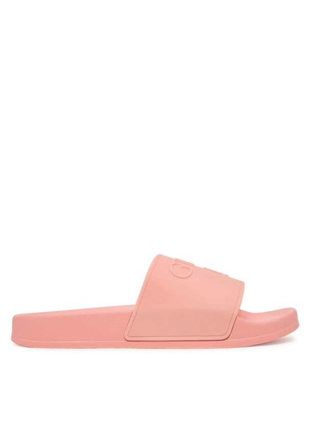 Guess Klapki E6GZ17 BB00F Różowy. Kolor: różowy. Materiał: syntetyk