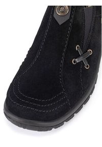 Rieker Półbuty L7171-00 Czarny. Kolor: czarny. Materiał: skóra, zamsz #5