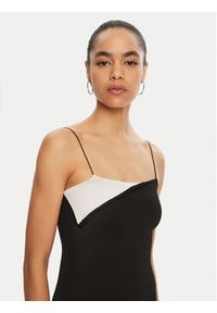 JACQUEMUS Sukienka dzianinowa 24E241KN449 Czarny Regular Fit. Kolor: czarny. Materiał: wiskoza #5
