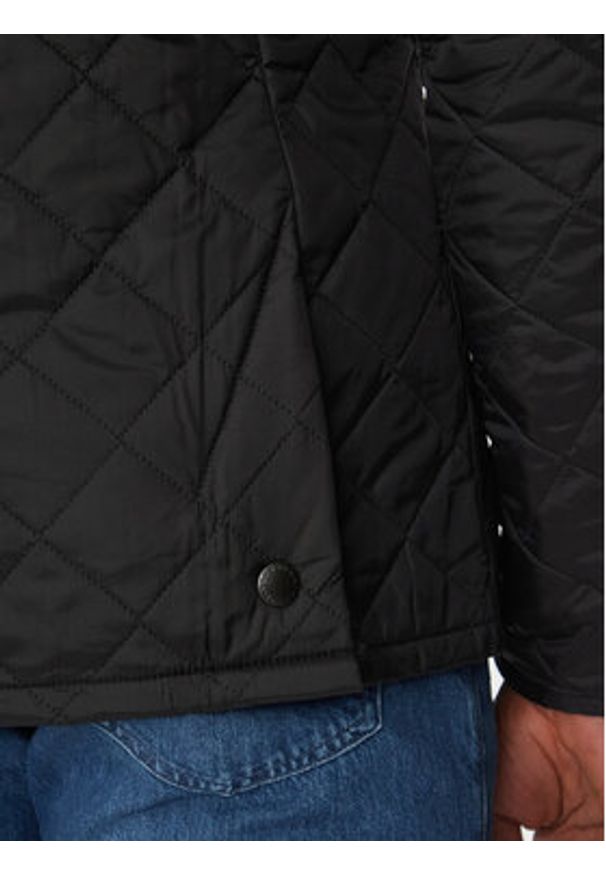Barbour Kurtka przejściowa Heritage Liddesdale MQU0240BK11 Czarny Regular Fit. Kolor: czarny. Materiał: syntetyk