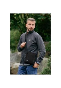 Męska, Materiałowa Torebka, Saszetka, Listonoszka - Pako Jeans - Czarna. Kolor: czarny. Materiał: poliester #2