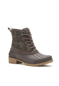 Buty do chodzenia damskie Kamik Winterstiefel Sienna Mid 2 Leder. Wysokość cholewki: za kostkę. Kolor: zielony. Materiał: materiał, syntetyk, skóra. Szerokość cholewki: normalna. Sezon: zima