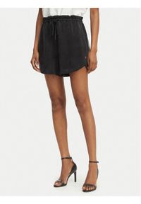 Hugo - HUGO Spodnie materiałowe Hermione-1 50559554 Czarny Regular Fit. Kolor: czarny. Materiał: materiał #1