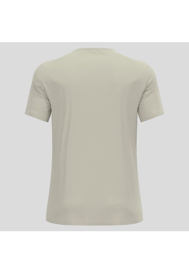 Koszulka z krótkim rękawem trekkingowa męska Odlo T-shirt F-DRY. Kolor: biały. Długość rękawa: krótki rękaw. Długość: krótkie